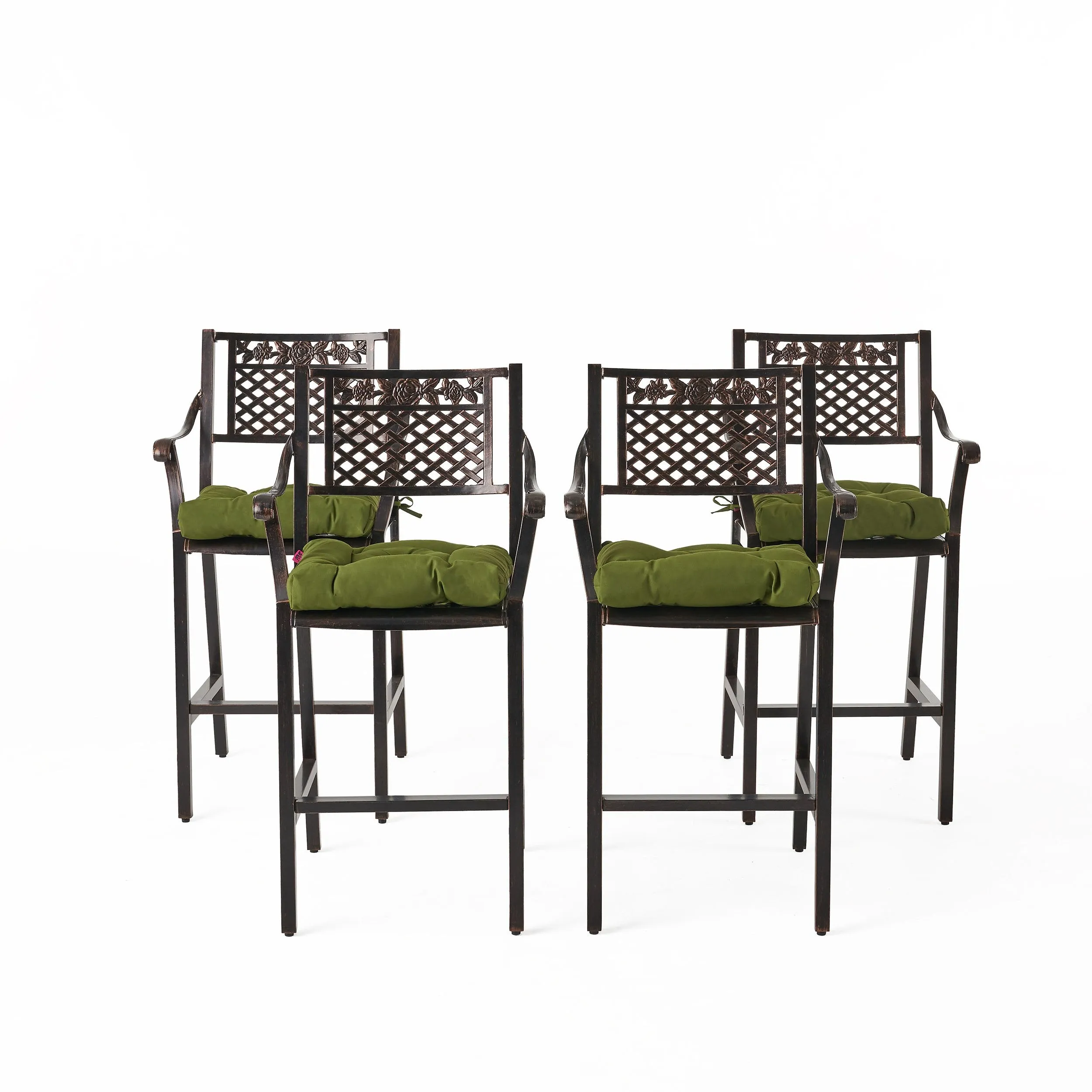 Outdoor Barstool with Cushion (Set of 4) - NH081013
