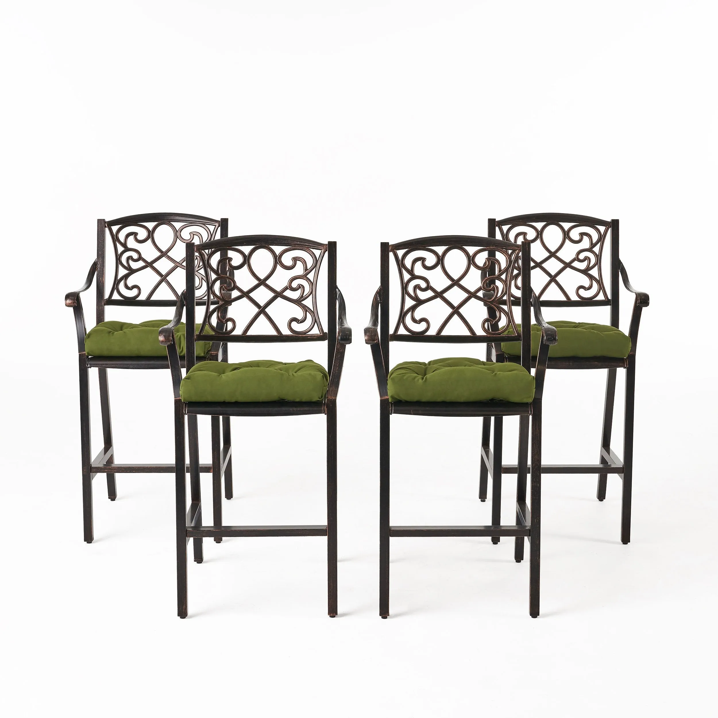 Outdoor Barstool with Cushion (Set of 4) - NH621013