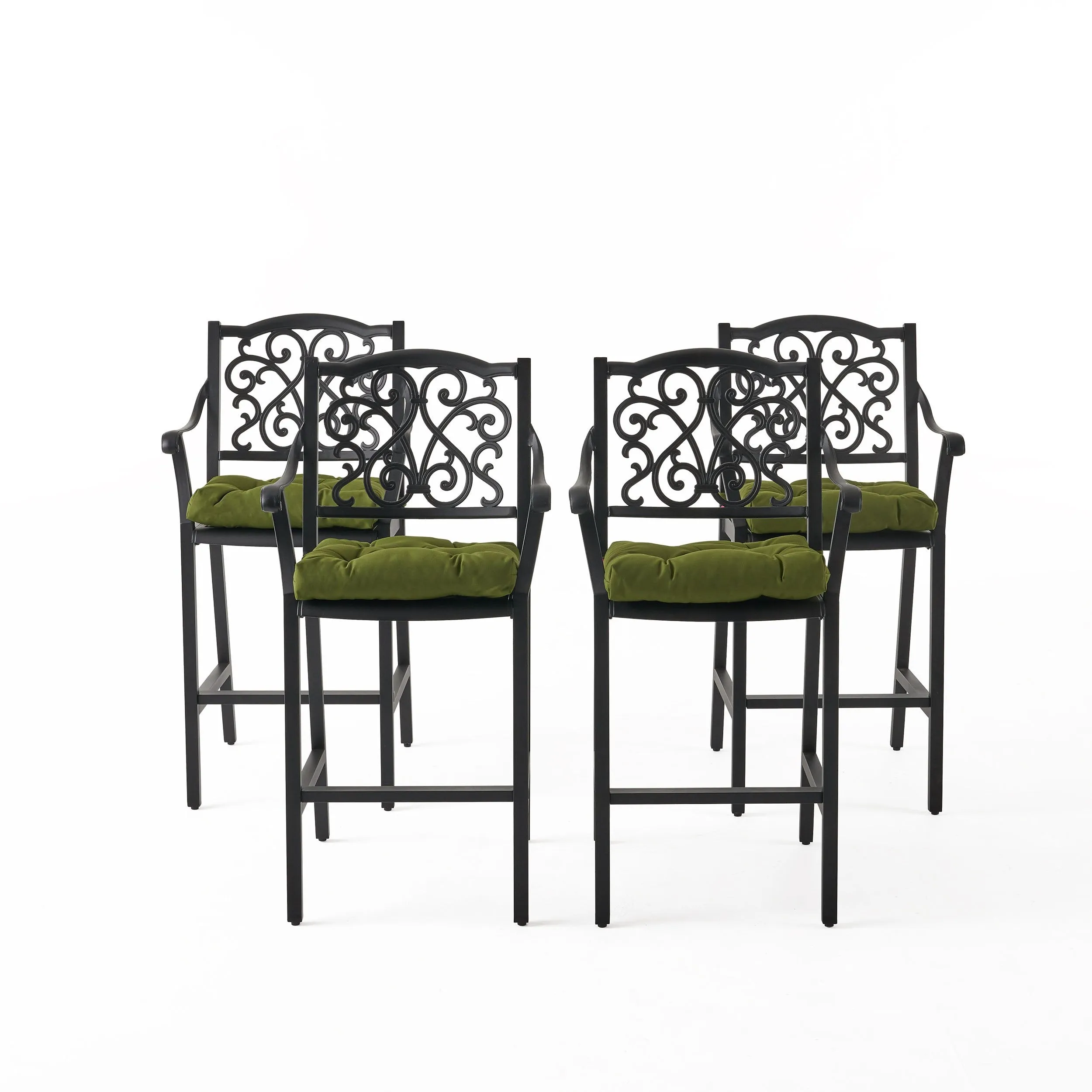 Outdoor Barstool with Cushion (Set of 4) - NH641013