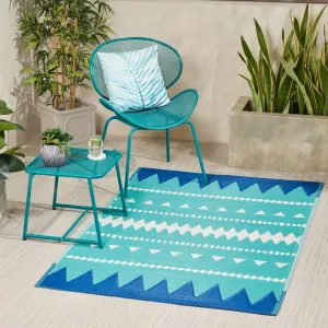 Outdoor Boho Scatter Rug - NH120113 patio chairs, outdoor seating