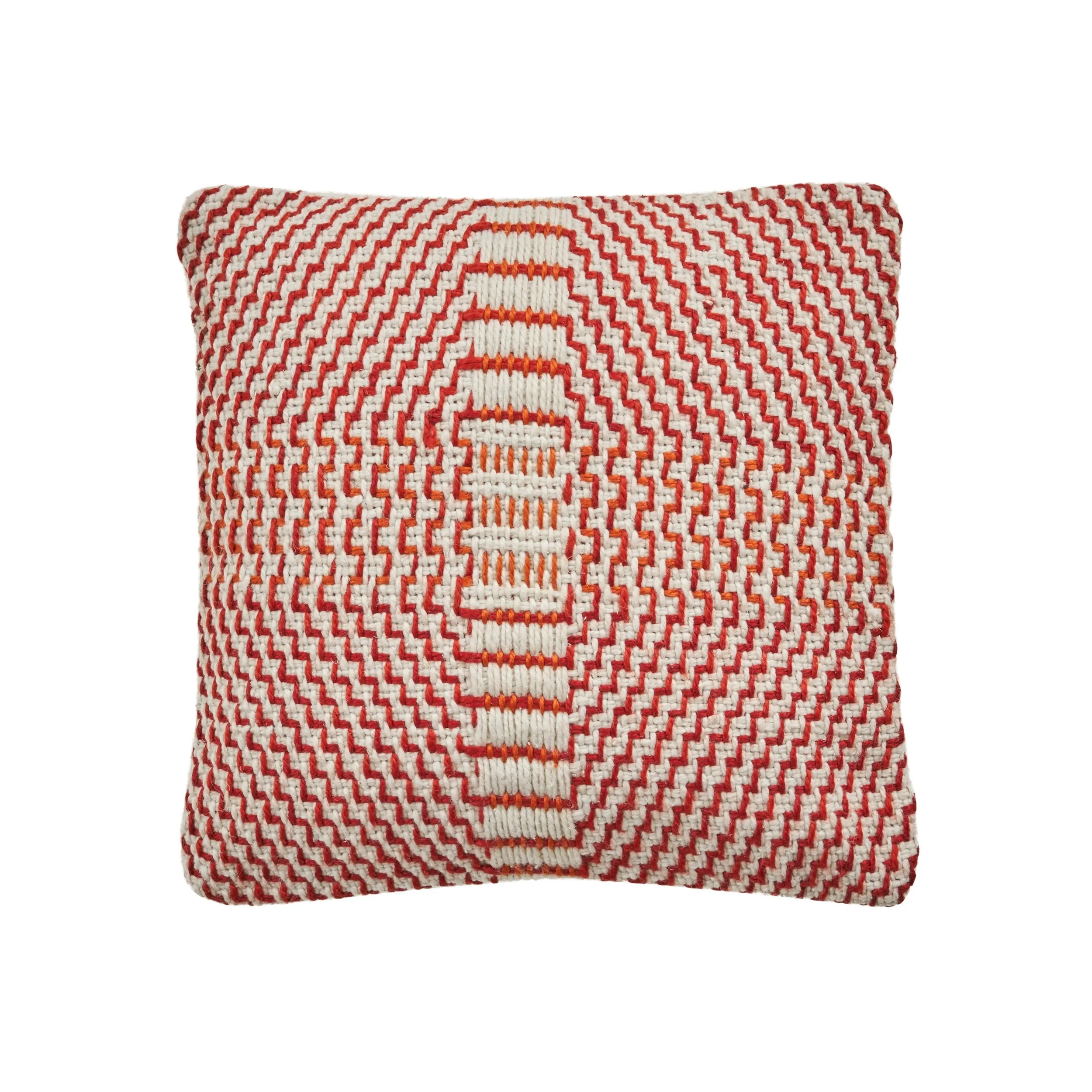 Outdoor Boho Yarn Throw Pillow - NH549703