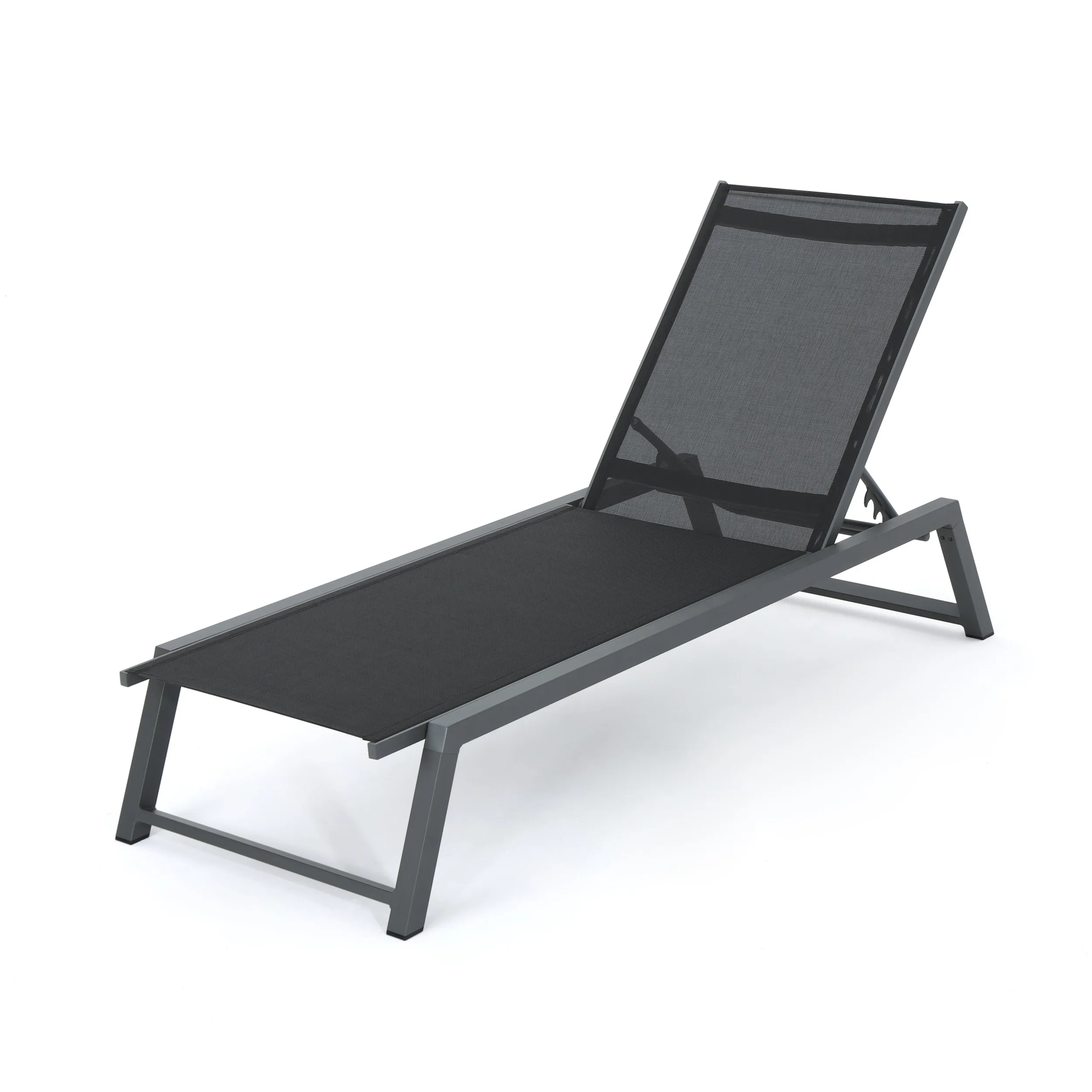Outdoor Chaise Lounge with Finished Aluminum Frame - NH163303