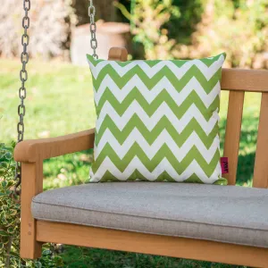Outdoor Chevron Design Water Resistant Square Throw Pillow - NH000303 patio chairs, outdoor seating