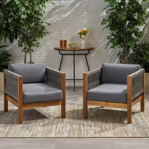Outdoor Club Chair (Set of 2) - NH832013 patio chairs, outdoor seating