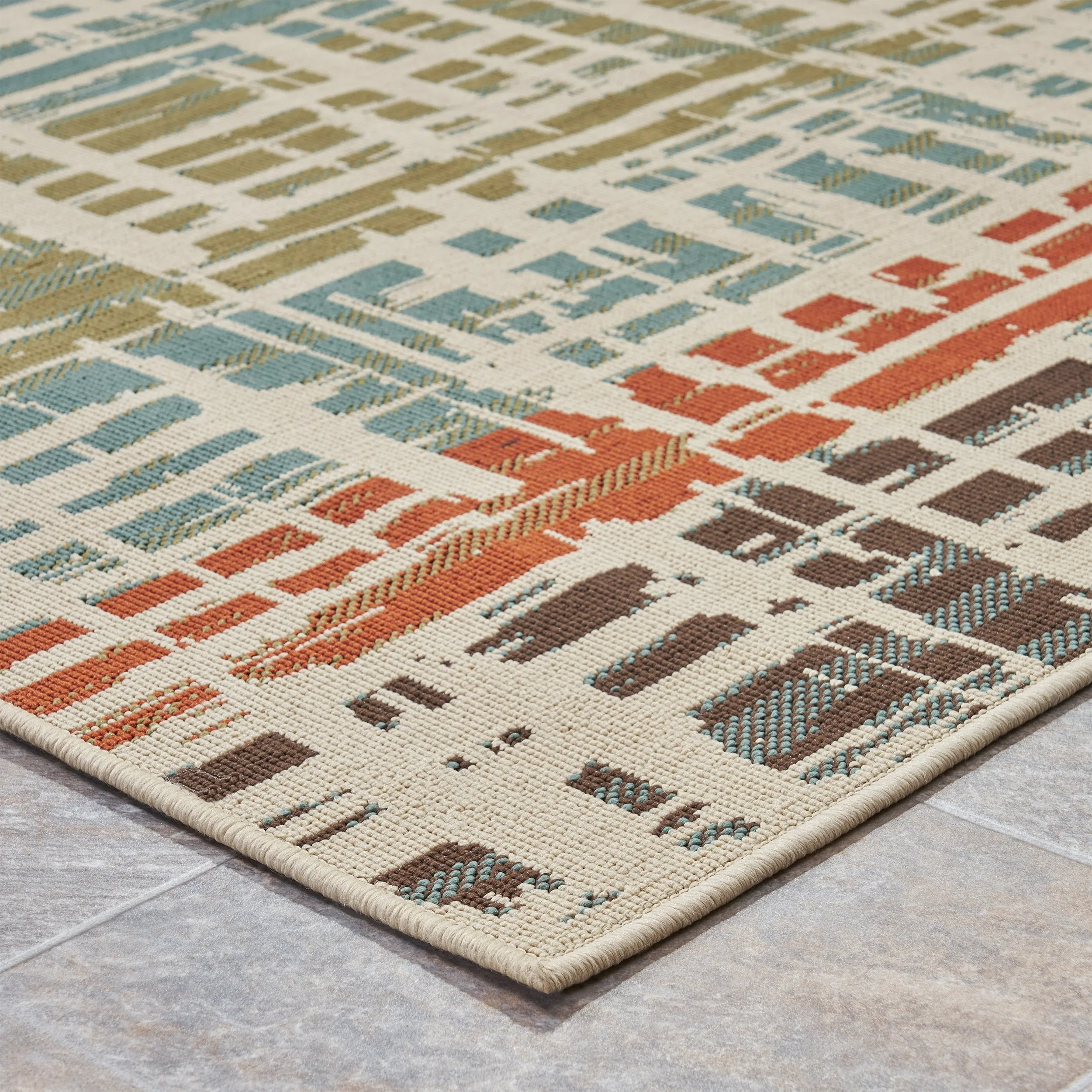 Outdoor Contemporary Area Rug - NH106803