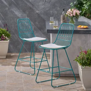 Outdoor Counter Stool (set of 2) - NH795703 patio chairs, outdoor seating