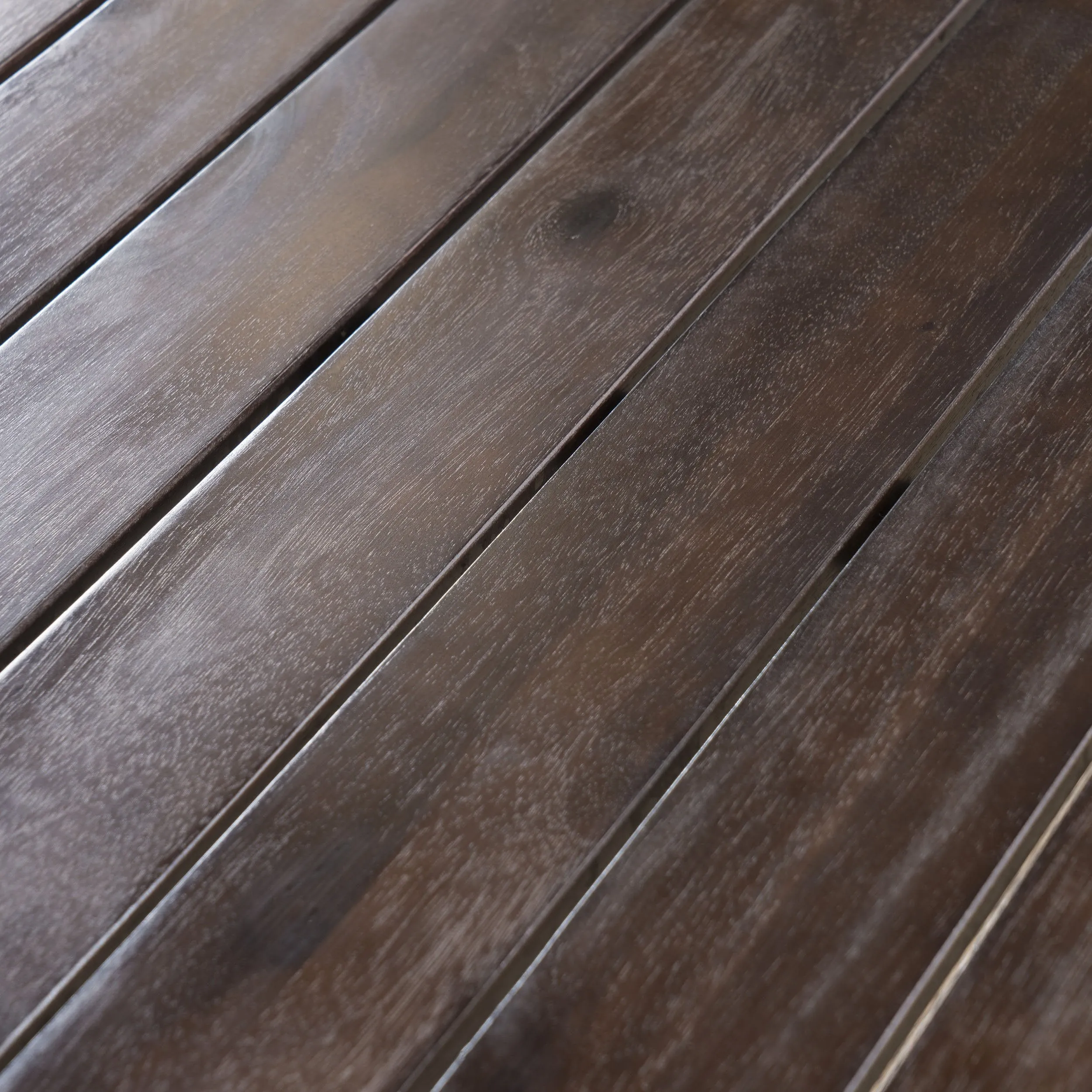 Outdoor Dark Brown Finished Acacia Wood Dining Table - NH642203