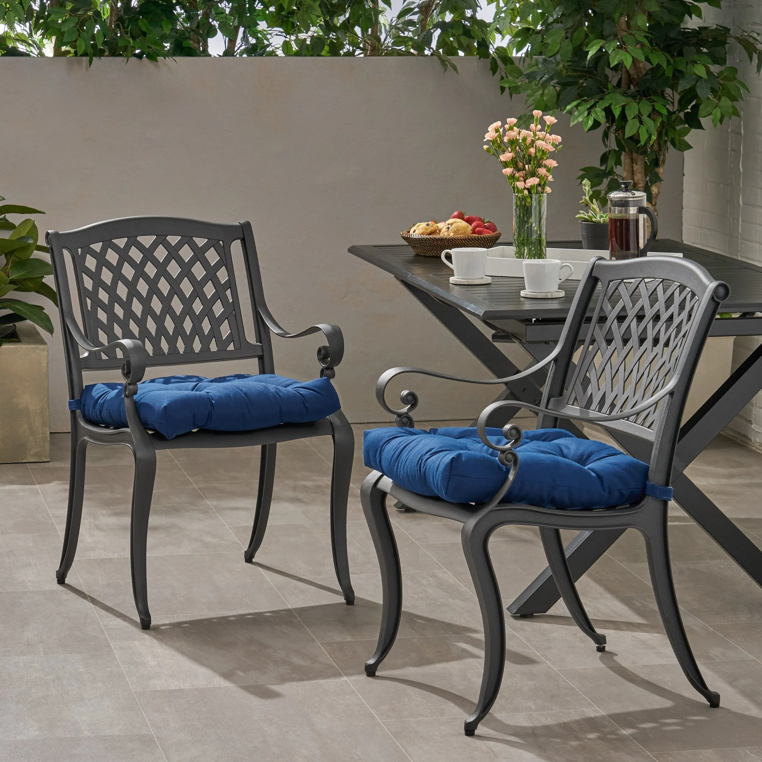 Outdoor Dining Chair with Cushion (Set of 2) - NH501013