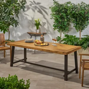 Outdoor Eight Seater Dining Table - NH161903 patio chairs, outdoor seating