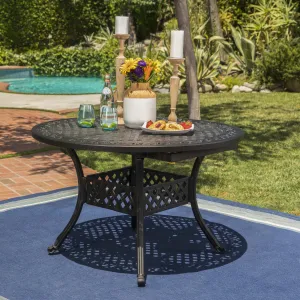 Outdoor Expandable Aluminum Dining Table - NH372103 patio chairs, outdoor seating