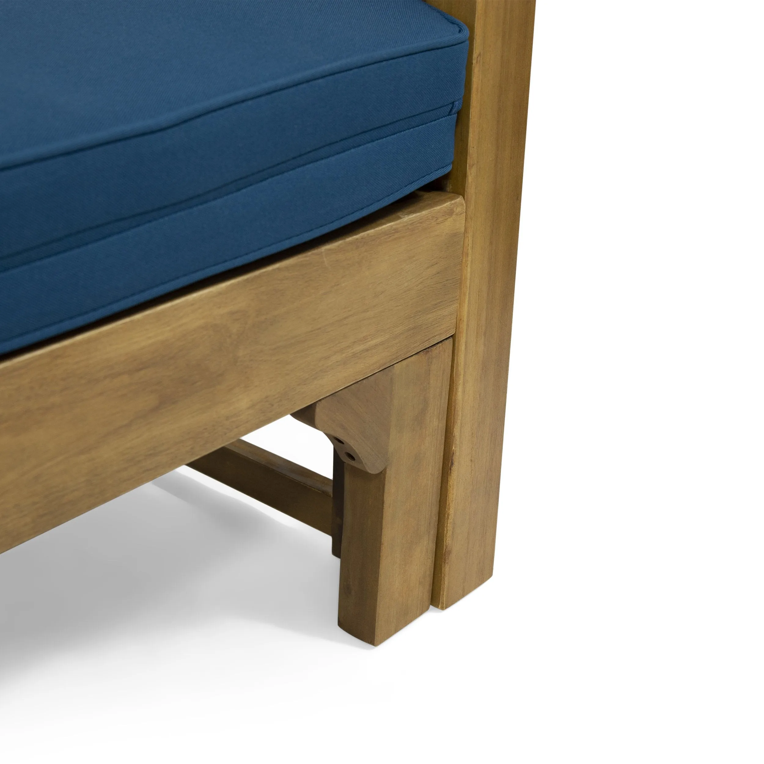 Outdoor Extendable Acacia Wood Daybed Sofa - NH518903