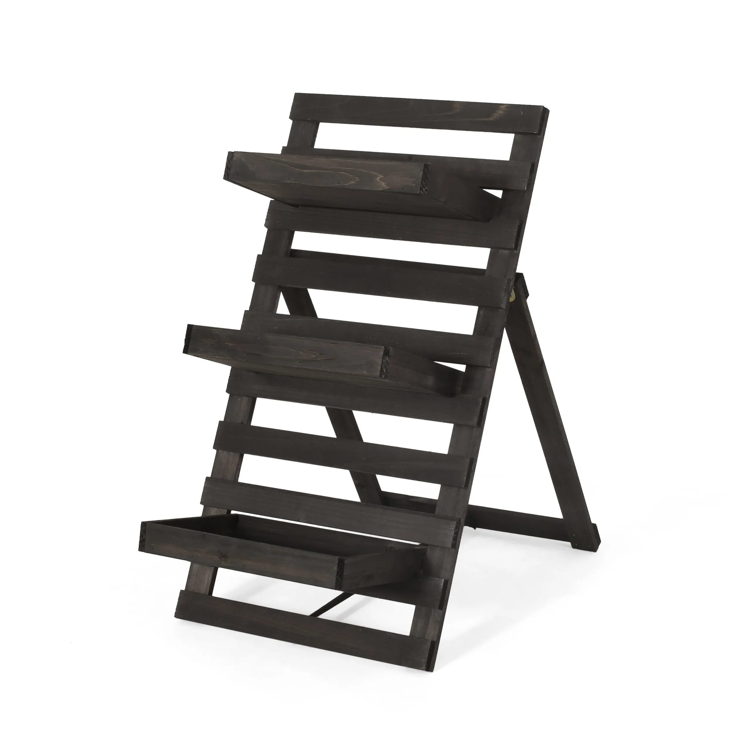 Outdoor Firwood 3 Tiered Plant Stand - NH735513 patio chairs, outdoor seating