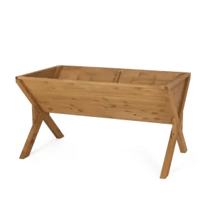 Outdoor Firwood Plant Trough - NH045513 patio chairs, outdoor seating