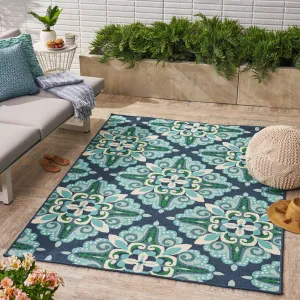 Outdoor Floral Area Rug - NH698403 patio chairs, outdoor seating