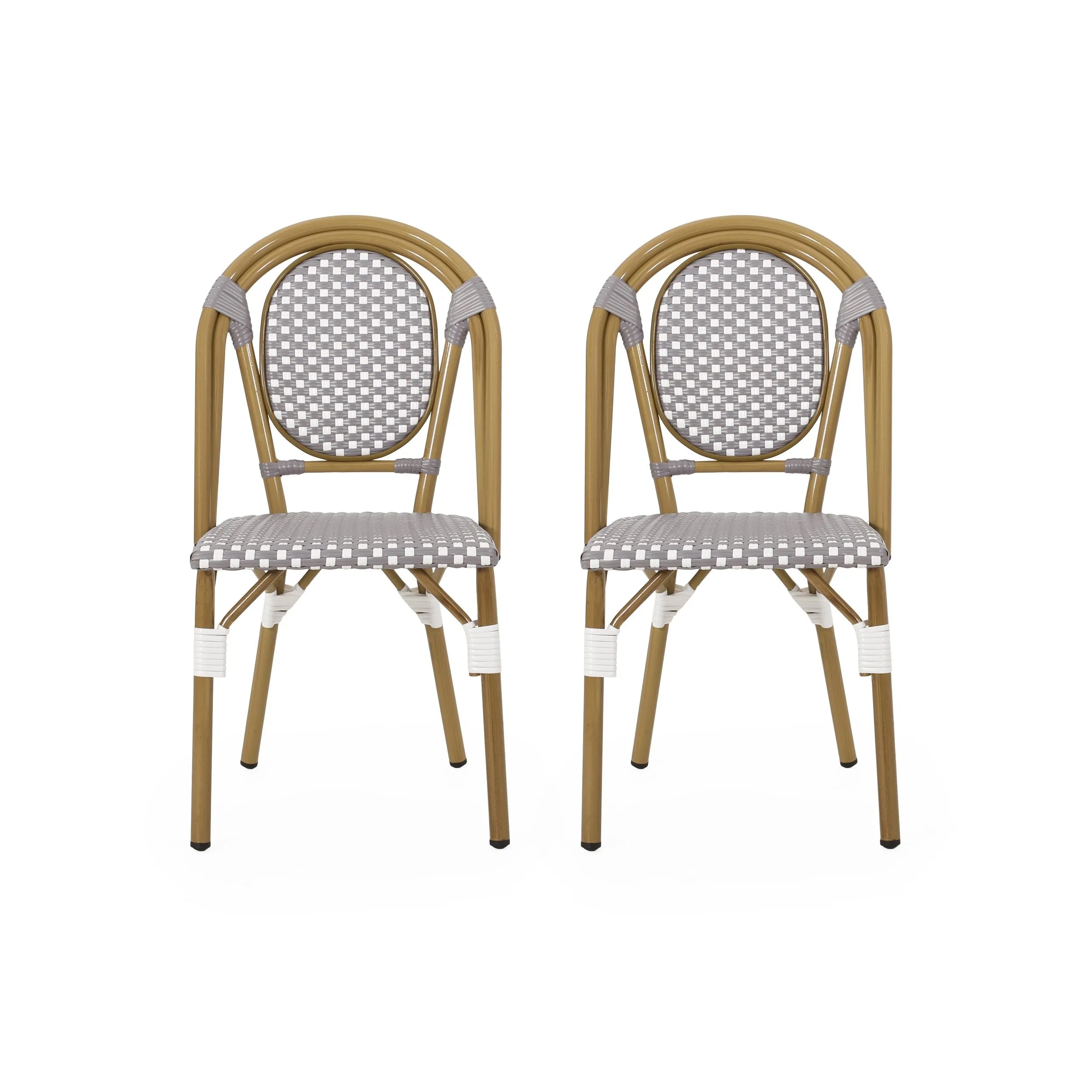 Outdoor French Bistro Chairs (Set of 2) - NH542313 patio chairs, outdoor seating