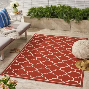 Outdoor Geometric Area Rug - NH019403 patio chairs, outdoor seating