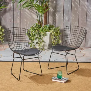 Outdoor Iron Chairs (Set of 2) - NH270503 patio chairs, outdoor seating