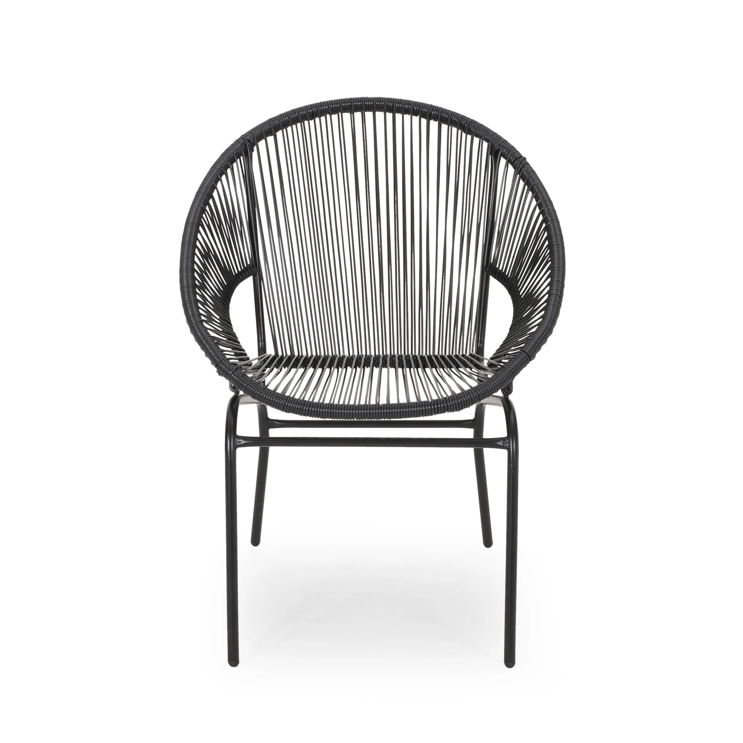 Outdoor Modern 2 Seater Faux Rattan Chat Set - NH280113