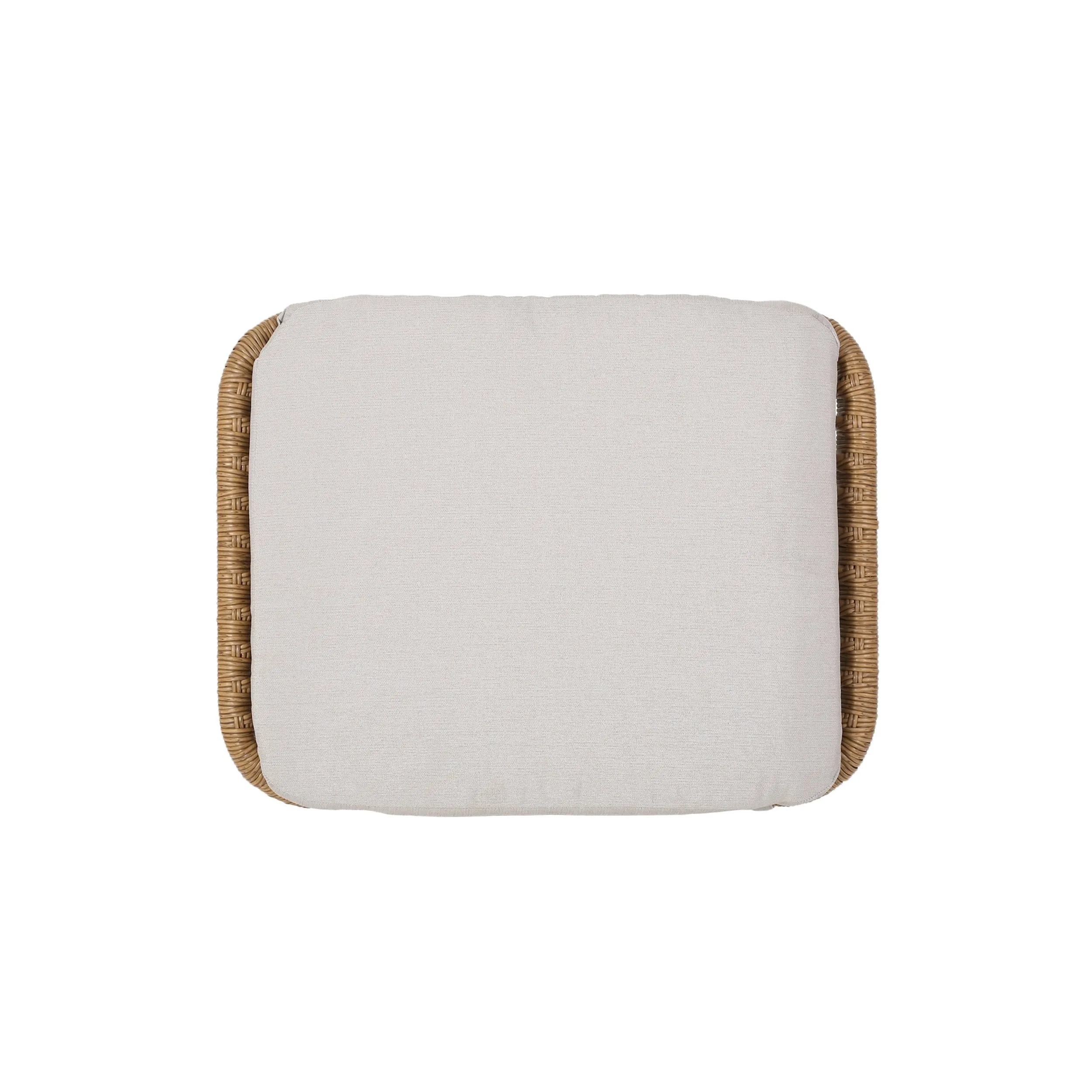 Outdoor Modern Boho Wicker Ottoman (Set of 2) - NH054013