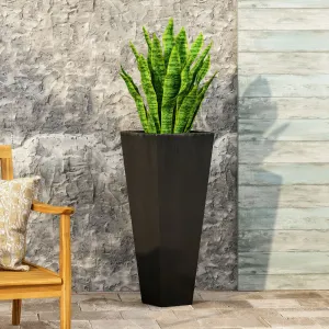 Outdoor Modern Cast Stone Planter - NH939213 patio chairs, outdoor seating