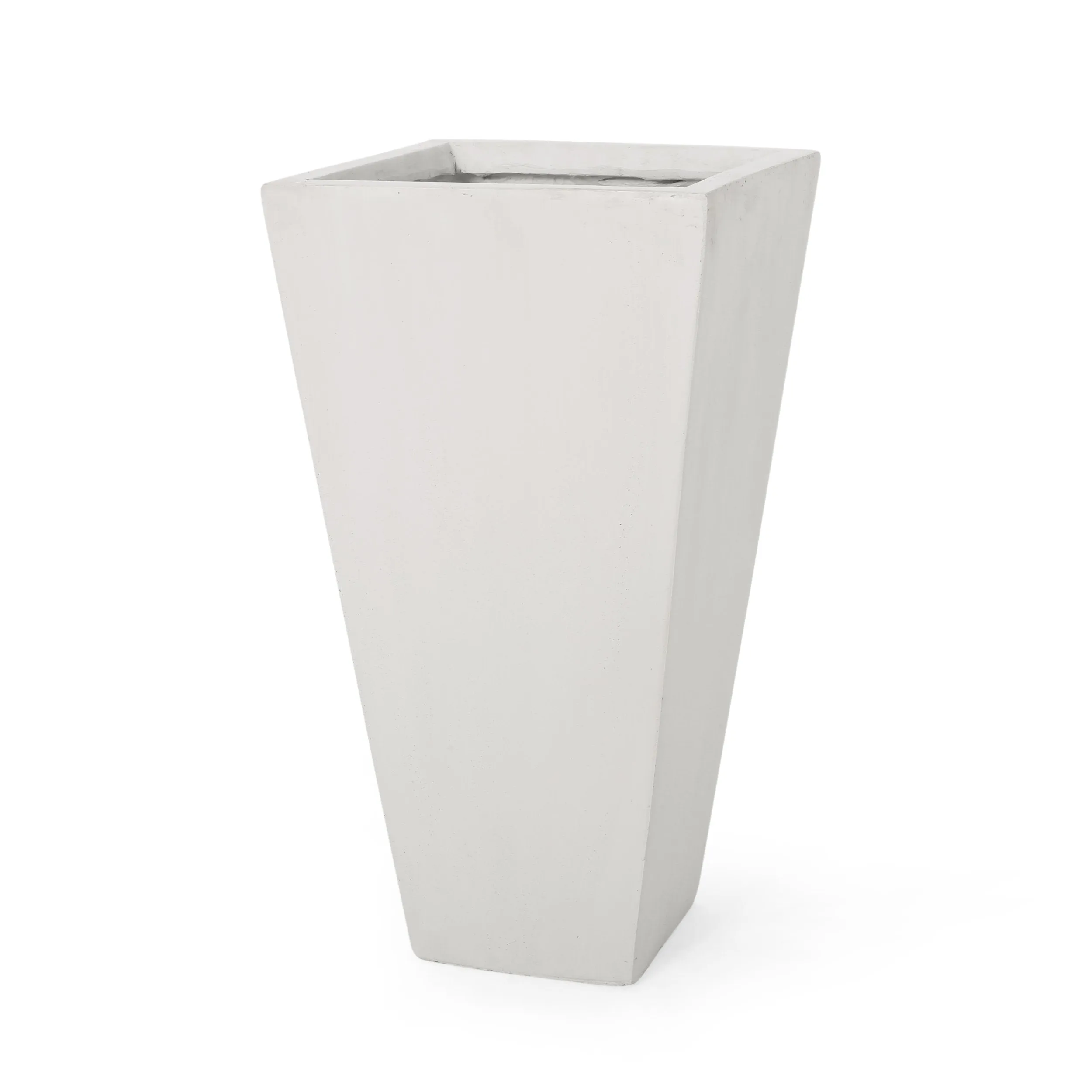 Outdoor Modern Cast Stone Planters (Set of 2) - NH147413
