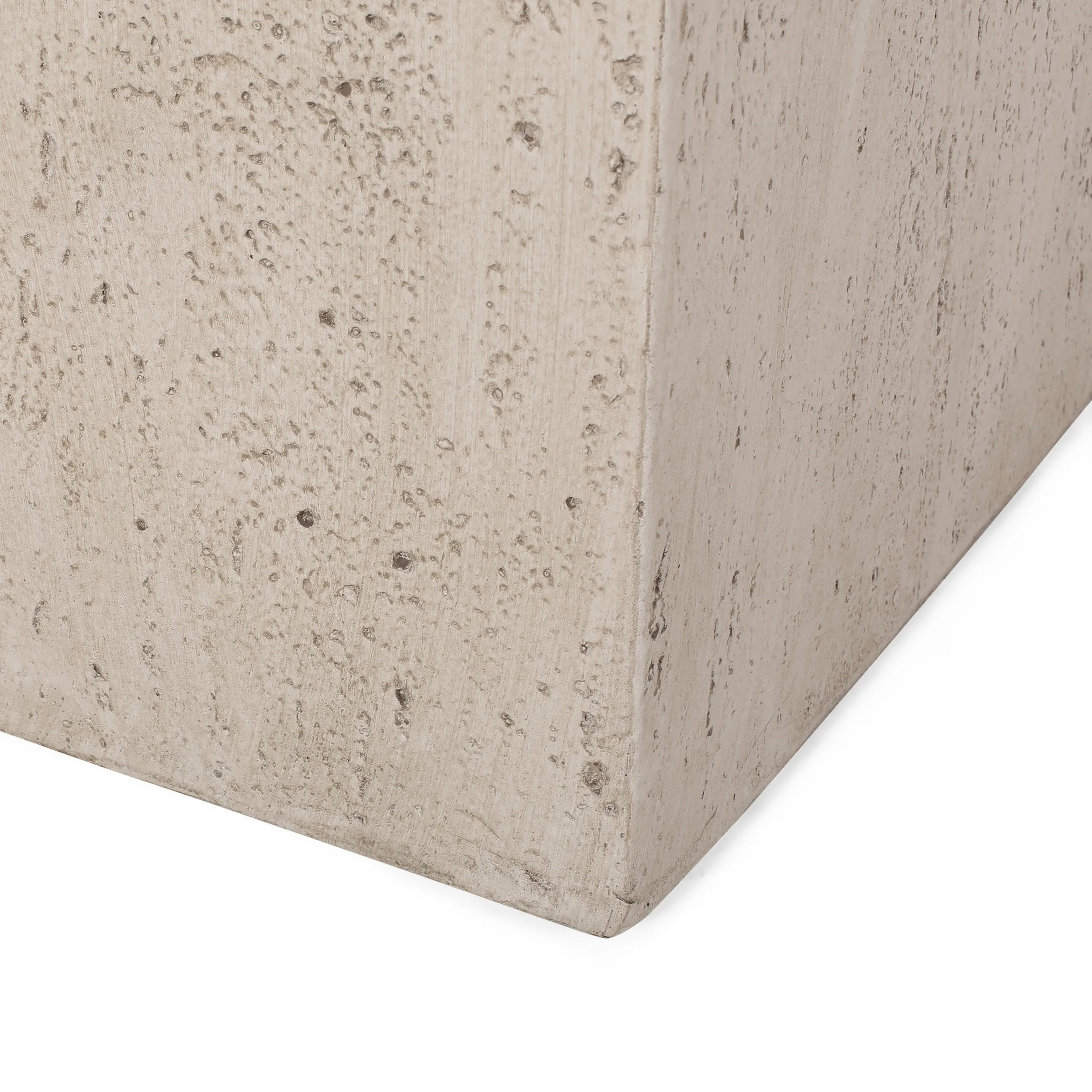 Outdoor Modern Cast Stone Square Planter - NH913313