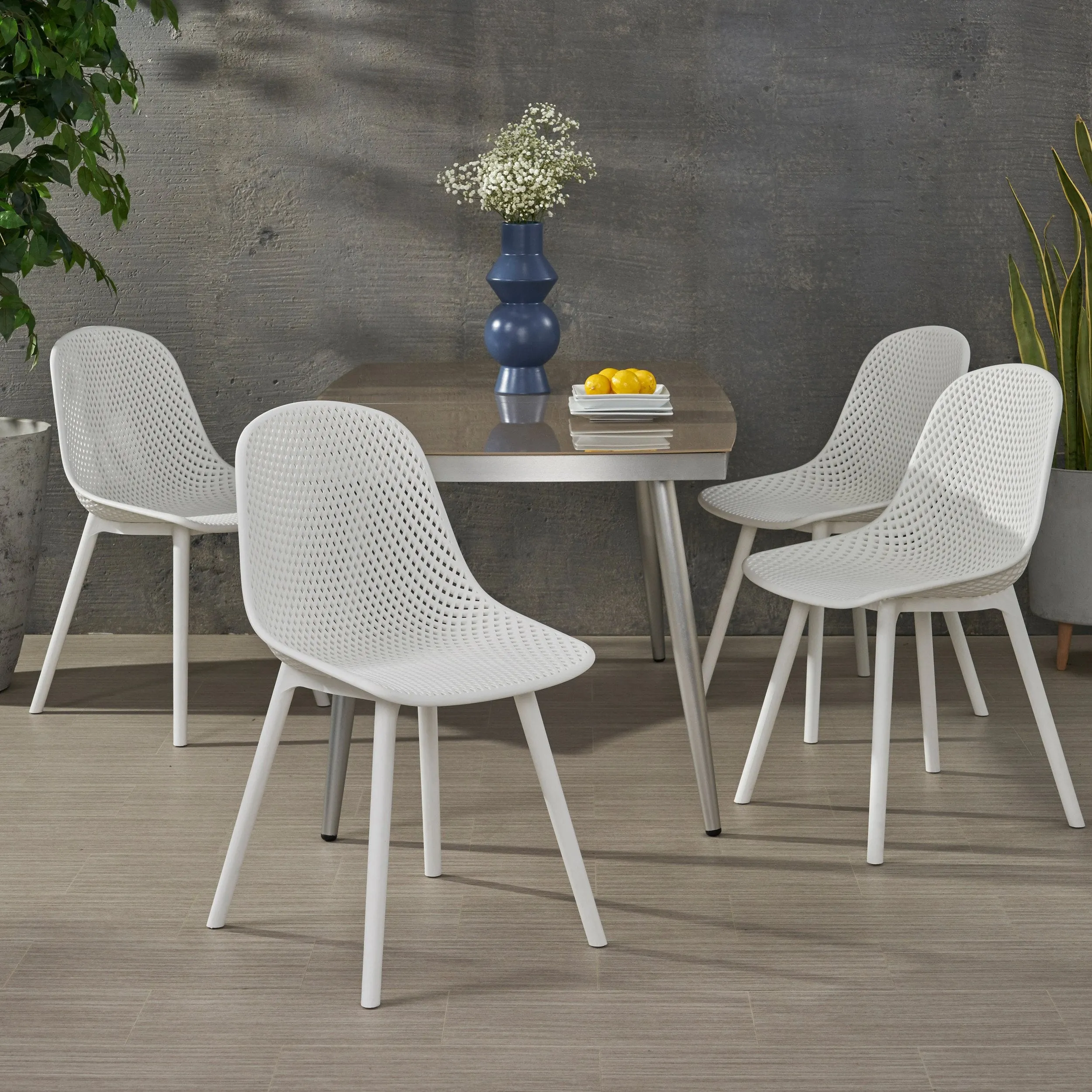 Outdoor Modern Dining Chair (Set of 4) - NH164213