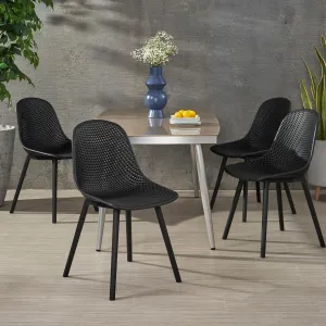 Outdoor Modern Dining Chair (Set of 4) - NH164213 patio chairs, outdoor seating