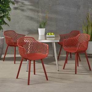 Outdoor Modern Dining Chair (Set of 4) - NH374213 patio chairs, outdoor seating