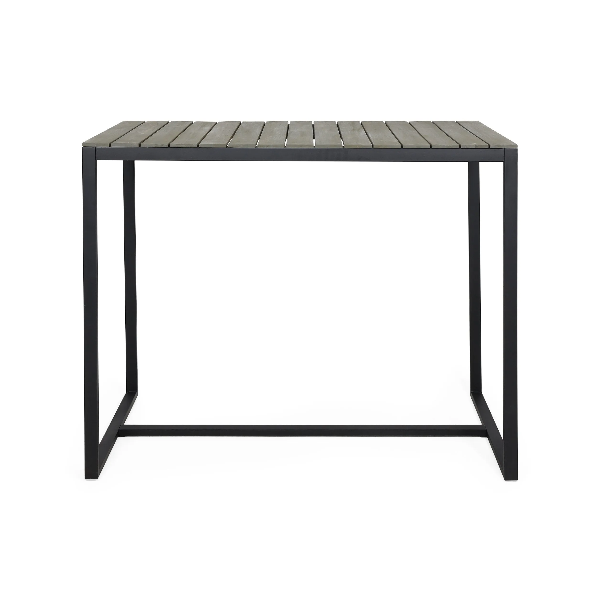 Outdoor Modern Industrial Acacia Wood Bar Table - NH002313