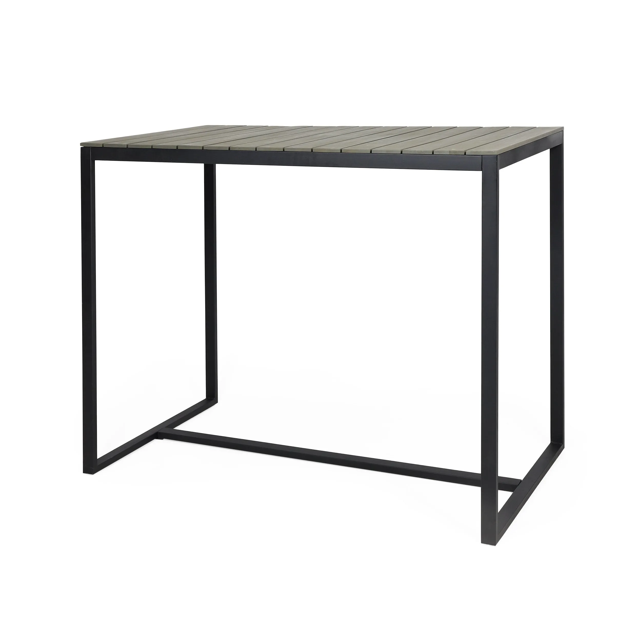 Outdoor Modern Industrial Acacia Wood Bar Table - NH002313