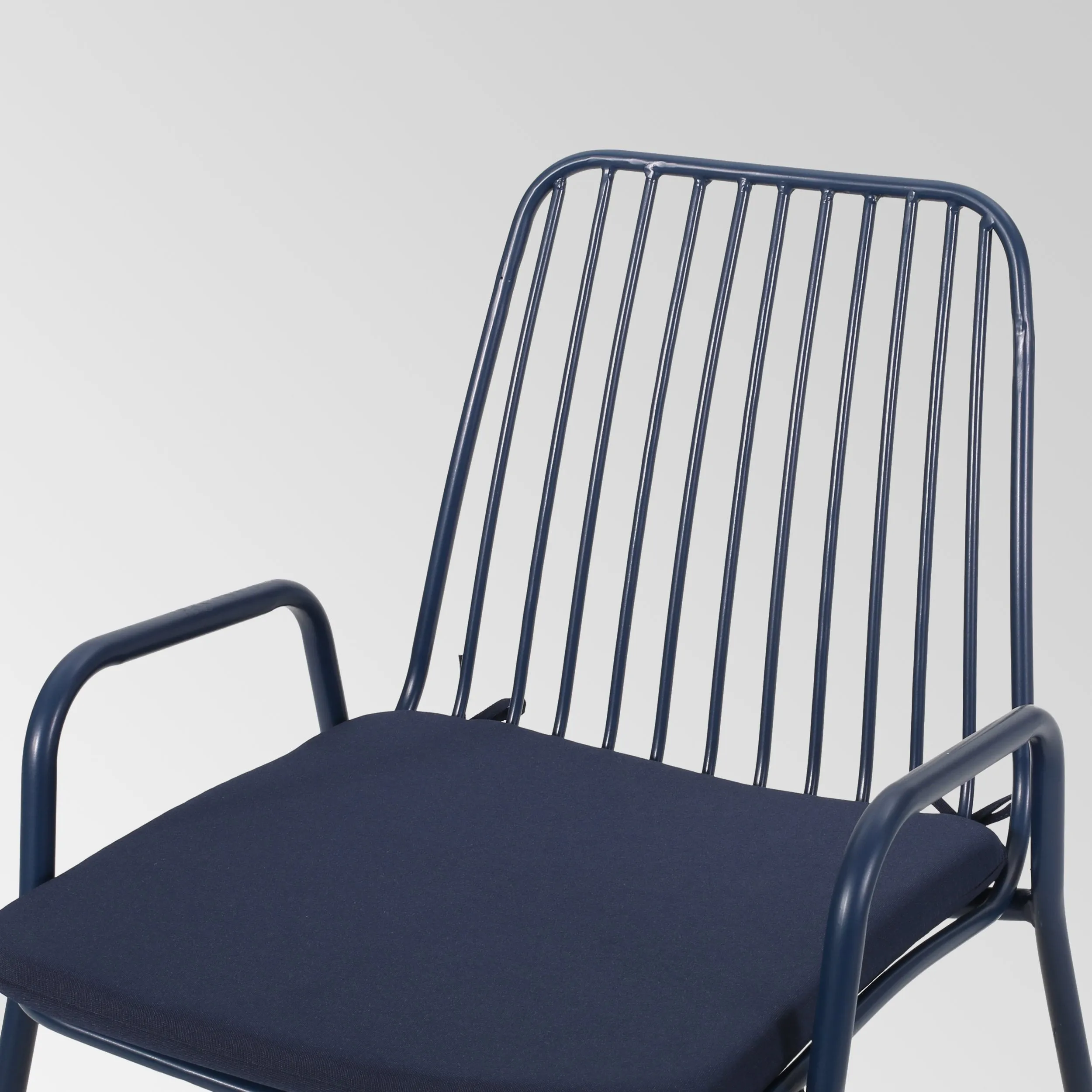 Outdoor Modern Iron 2 Seater Chat Set with Cushions - NH537013