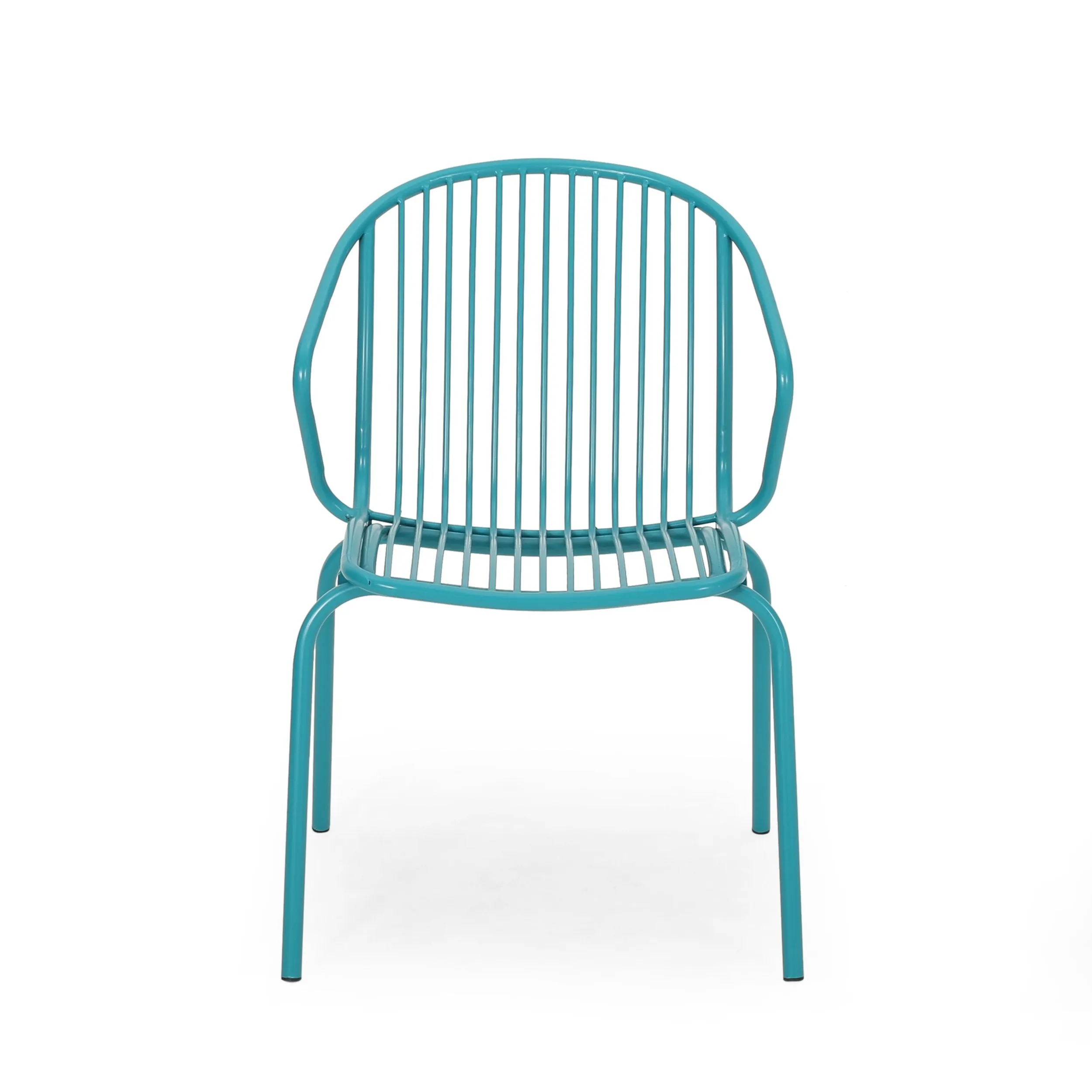 Outdoor Modern Iron Club Chair (Set of 2) - NH417013
