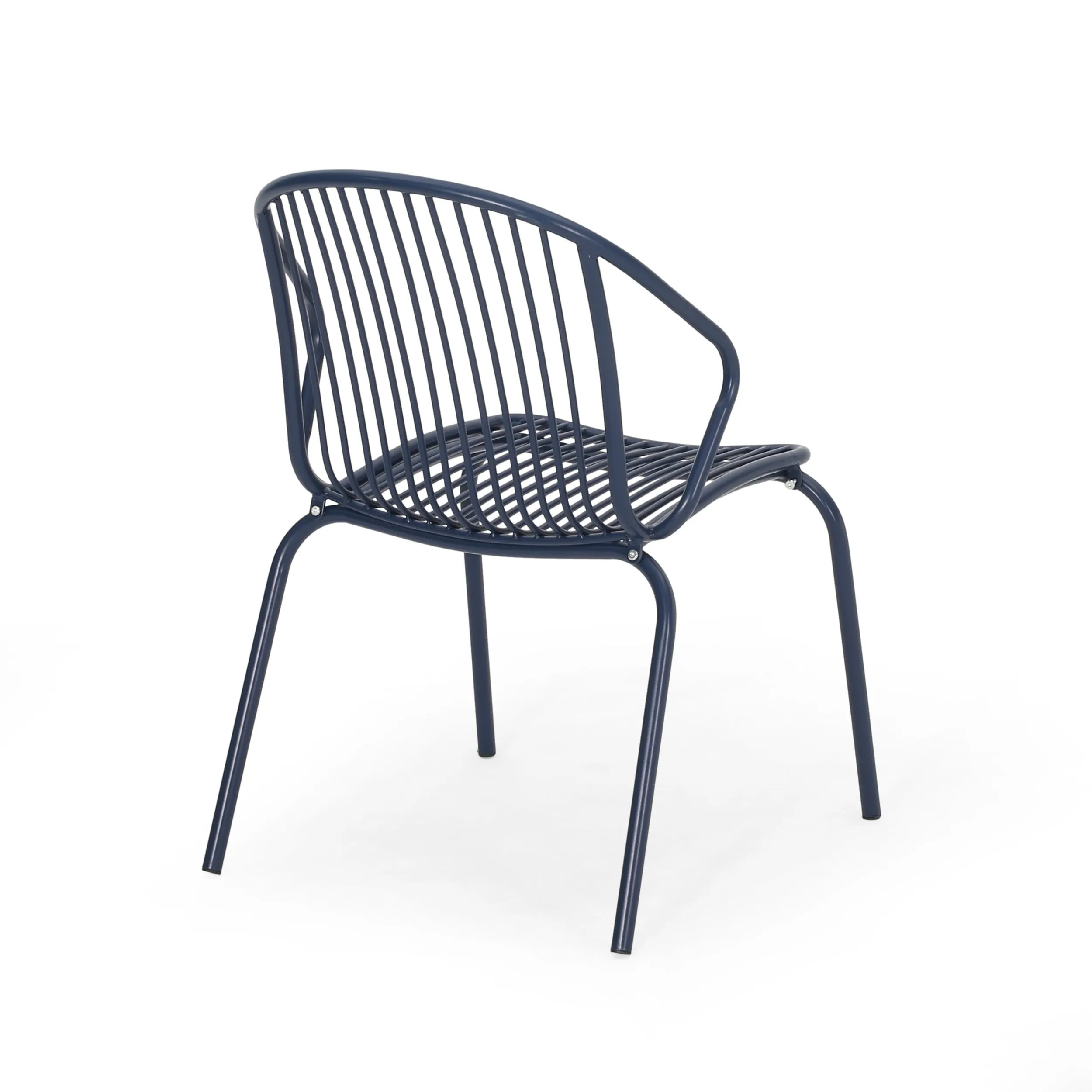Outdoor Modern Iron Club Chair (Set of 2) - NH417013
