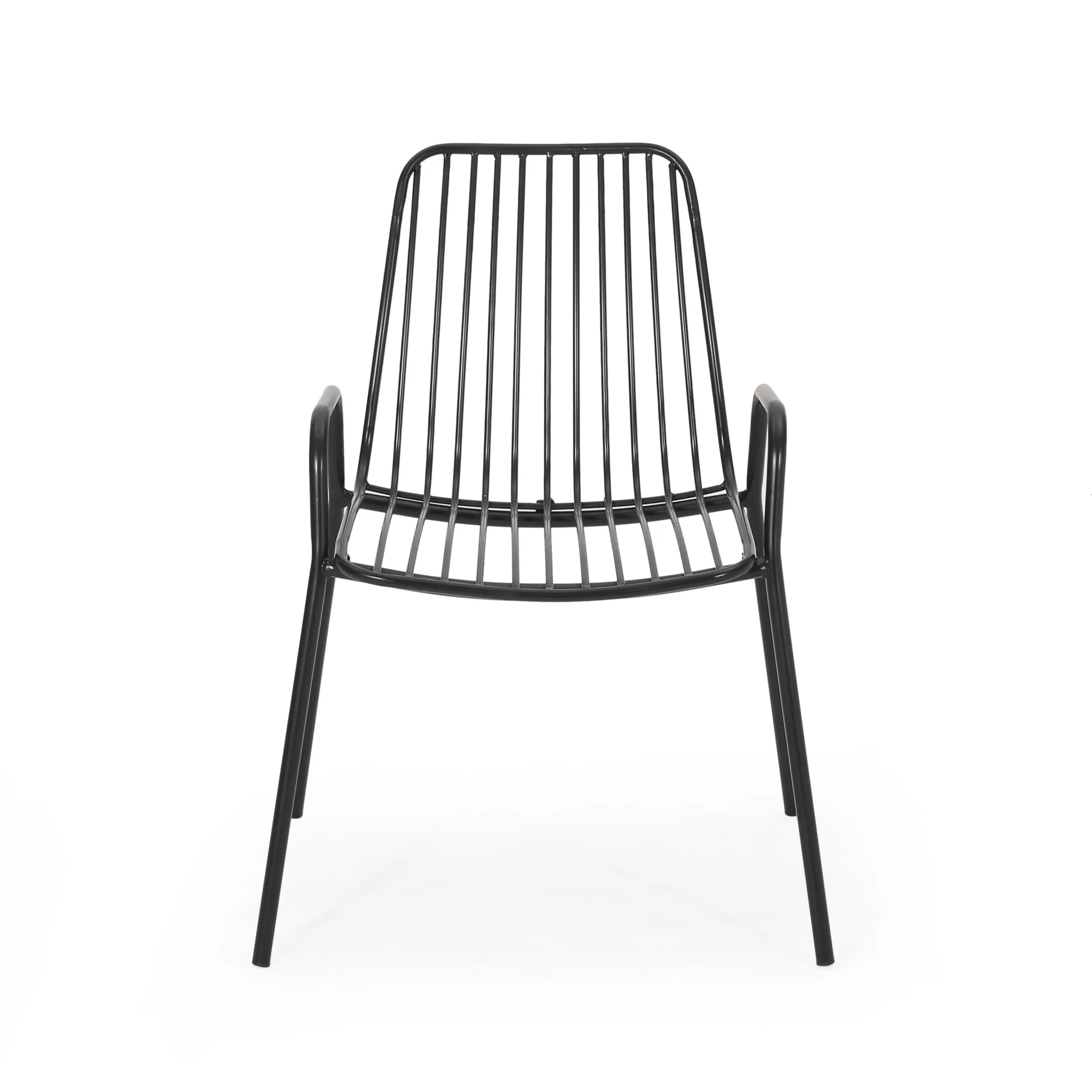 Outdoor Modern Iron Club Chair (Set of 2) - NH927013