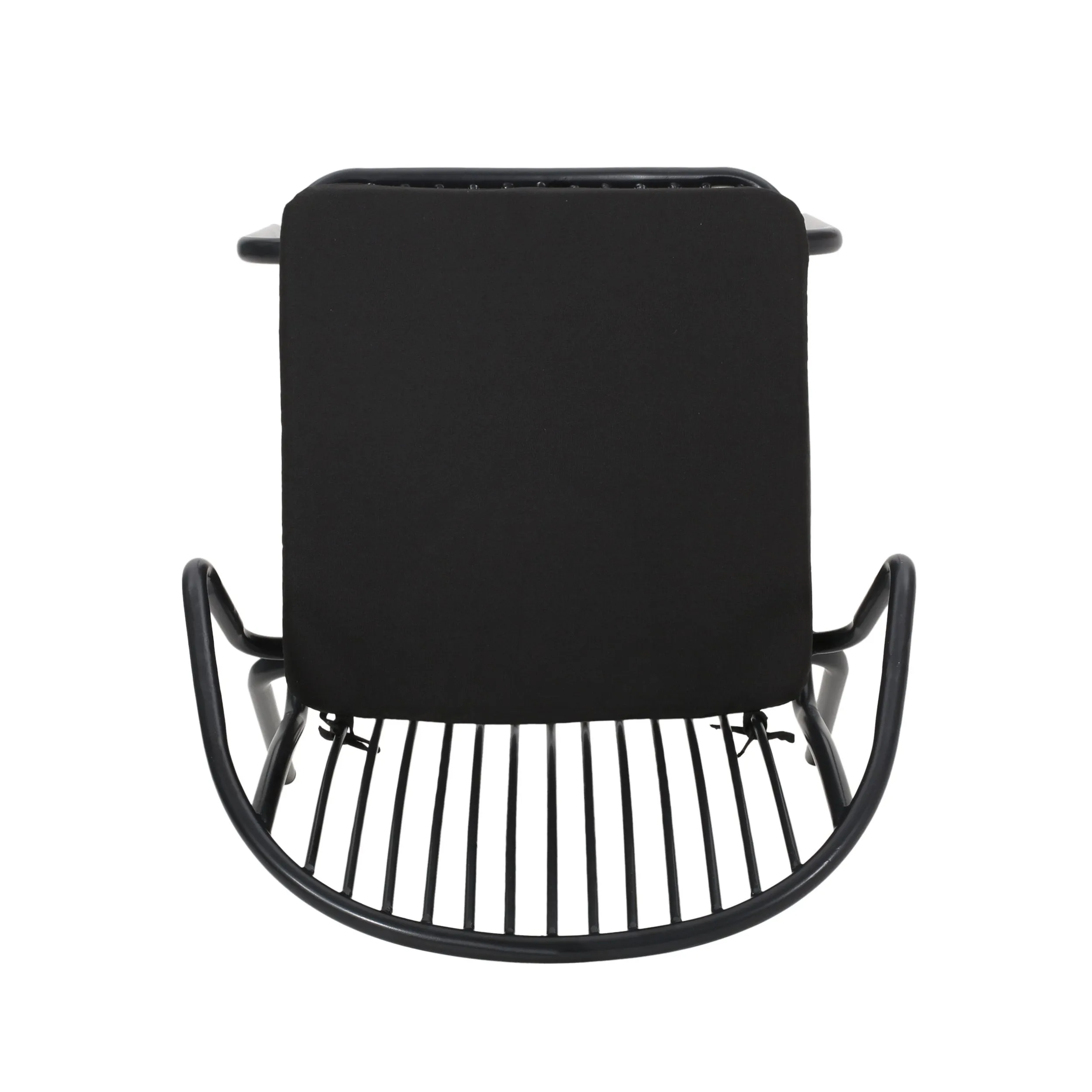 Outdoor Modern Iron Club Chair with Cushion (Set of 2) - NH717013