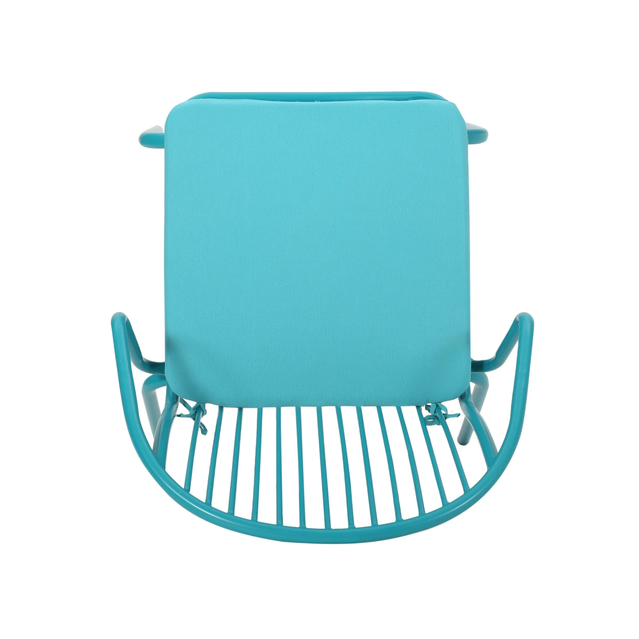 Outdoor Modern Iron Club Chair with Cushion (Set of 2) - NH717013