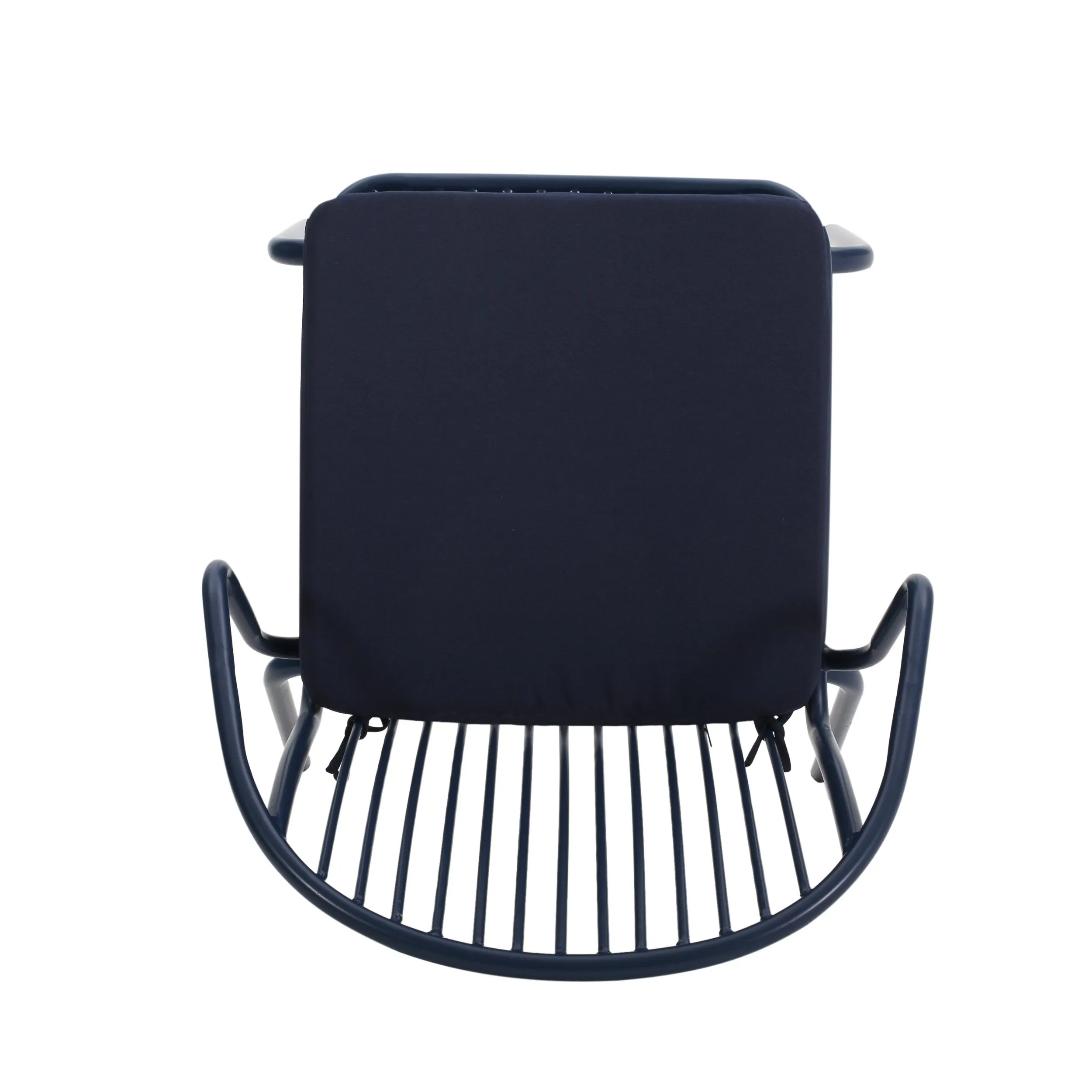Outdoor Modern Iron Club Chair with Cushion (Set of 2) - NH717013