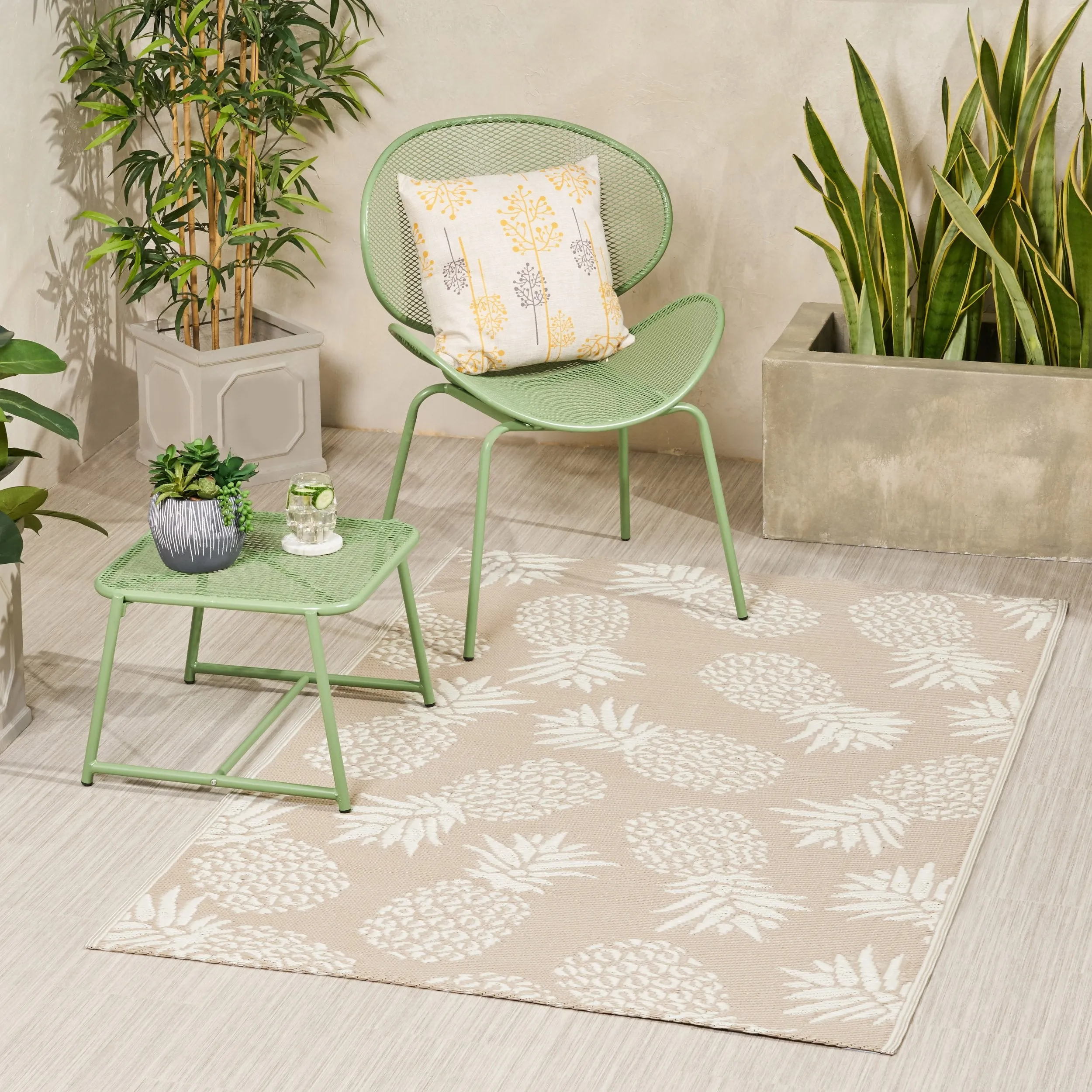 Outdoor Modern Scatter Rug - NH110113 patio chairs, outdoor seating