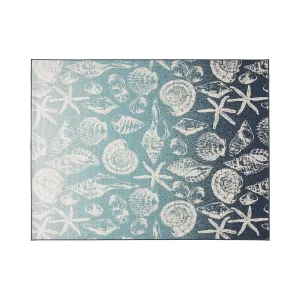 Outdoor Ombre Area Rug, Blue and Ivory - NH965803 patio chairs, outdoor seating