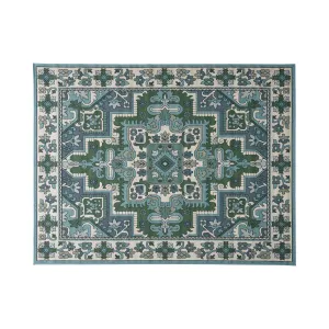 Outdoor Oriental Area Rug, Ivory and Blue - NH185803 patio chairs, outdoor seating