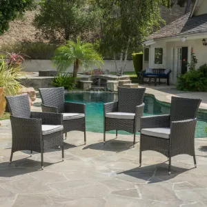 Outdoor PE Wicker Dining Chairs w/ Cushions - NH511692 patio chairs, outdoor seating