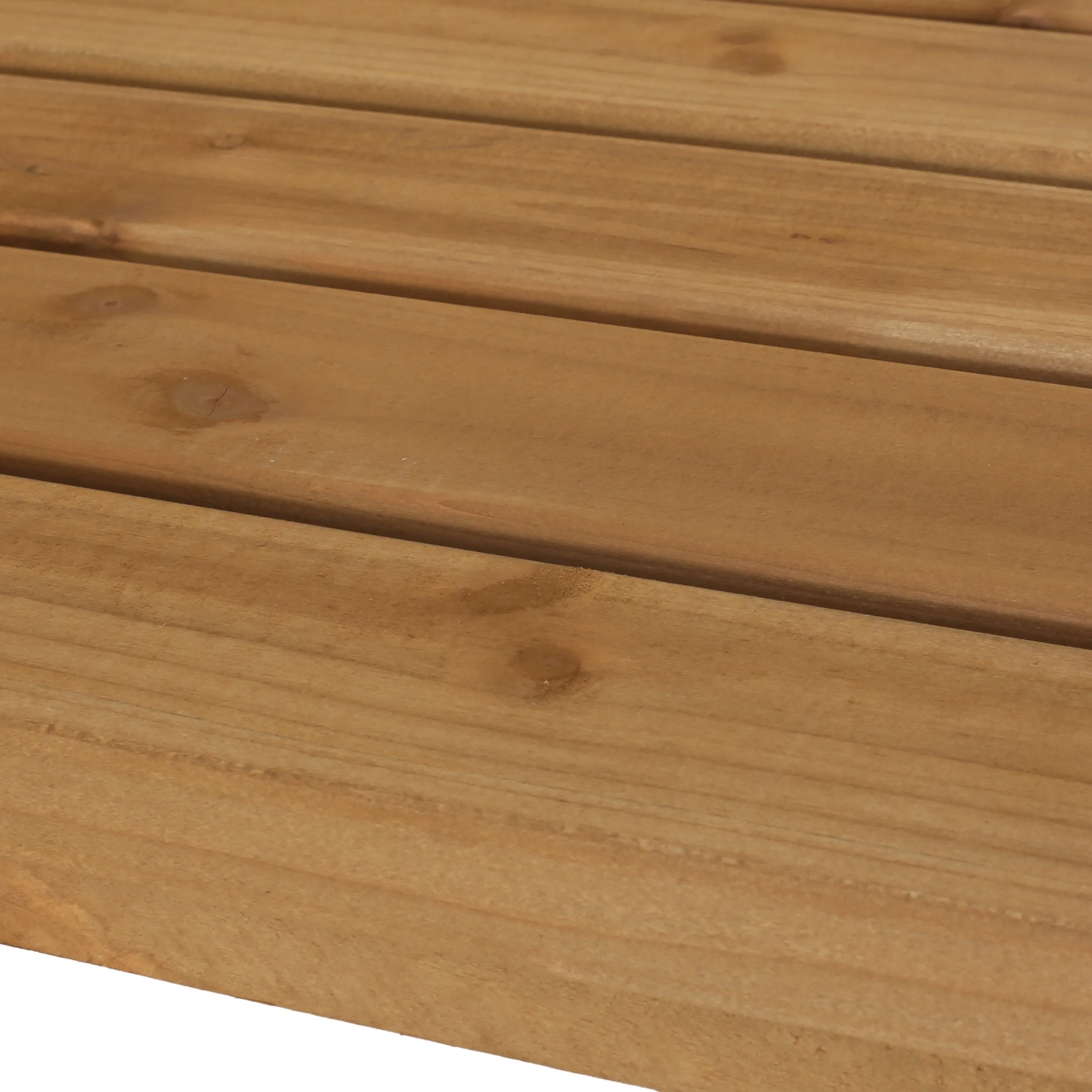 Outdoor Pine Wood Planter Bench - NH745513