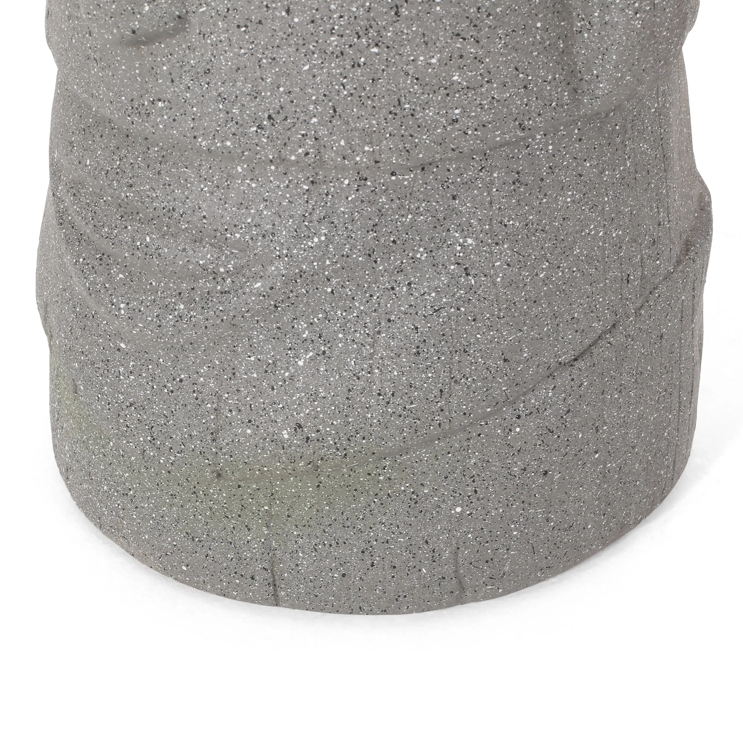 Outdoor Polynesian Decorative Planter, Stone Gray - NH853413