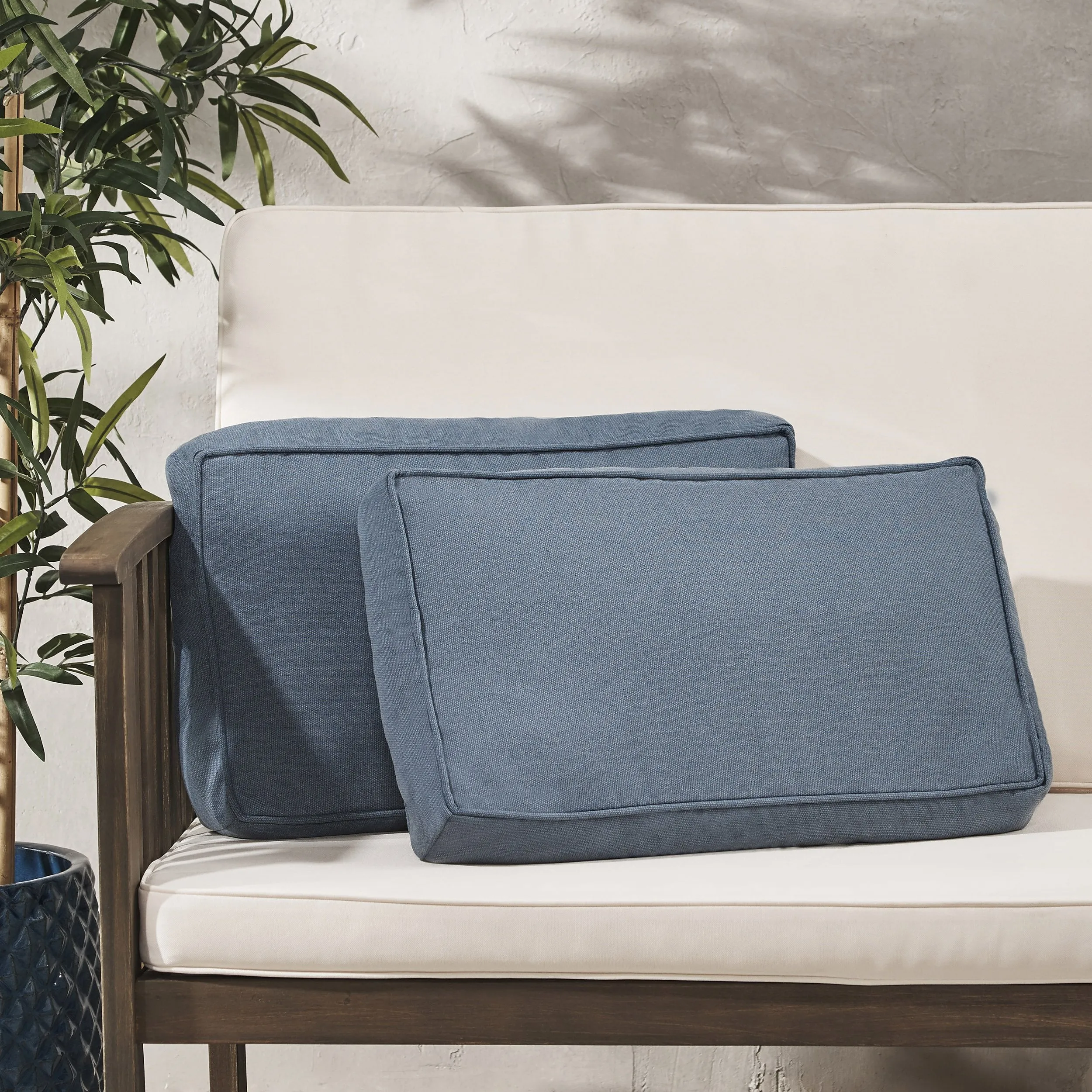 Outdoor Rectanglular Water Resistant 12"x20" Lumbar Pillows - NH079703 patio chairs, outdoor seating