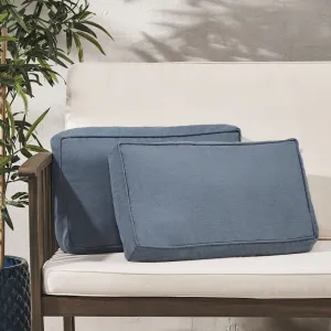 Outdoor Rectanglular Water Resistant 12"x20" Lumbar Pillows - NH079703 patio chairs, outdoor seating