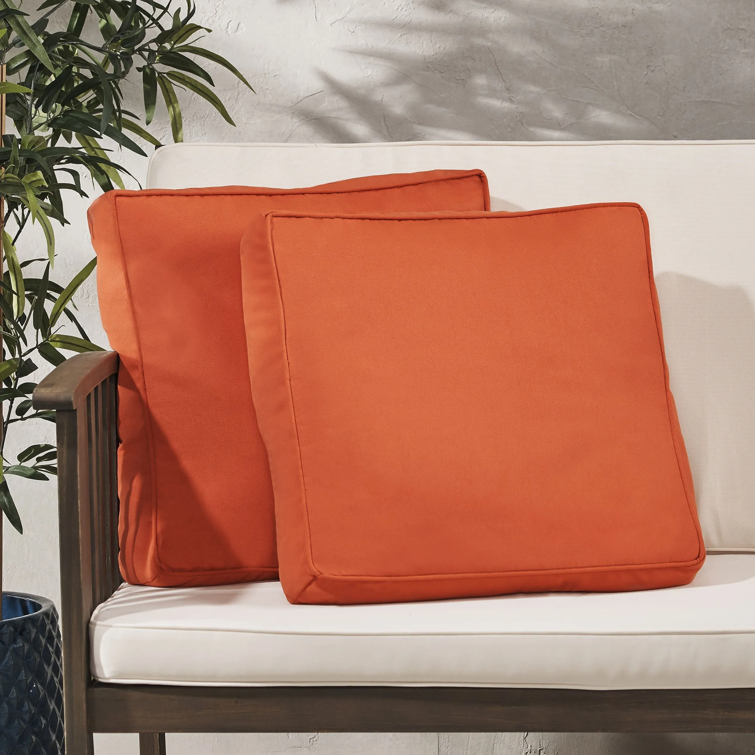 Outdoor Square Water Resistant 18" Throw Pillows - NH289703