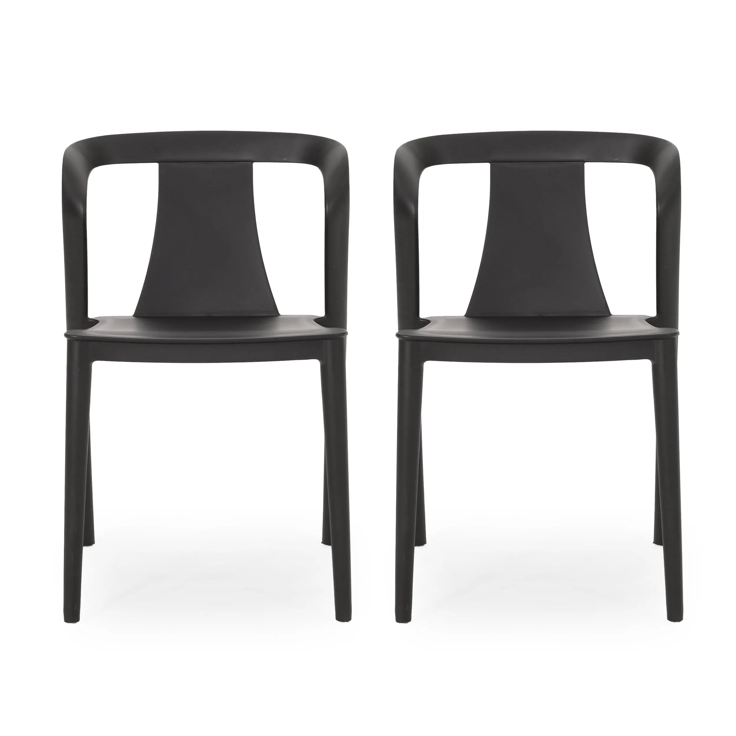 Outdoor Stacking Dining Chair (Set of 2) - NH071213 patio chairs, outdoor seating