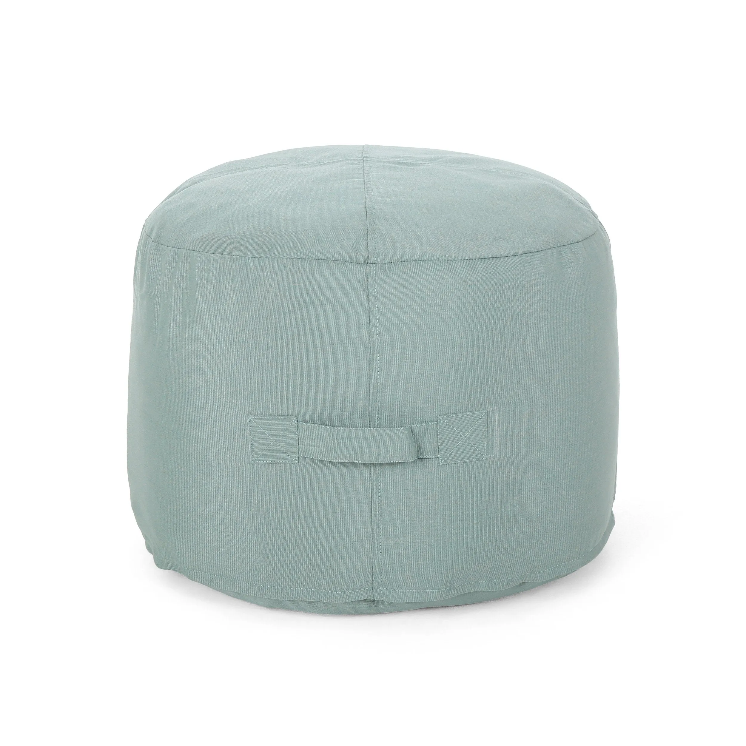 Outdoor Water Resistant 4.5 Bean Bag and 2 Ottoman Pouf Set - NH510803