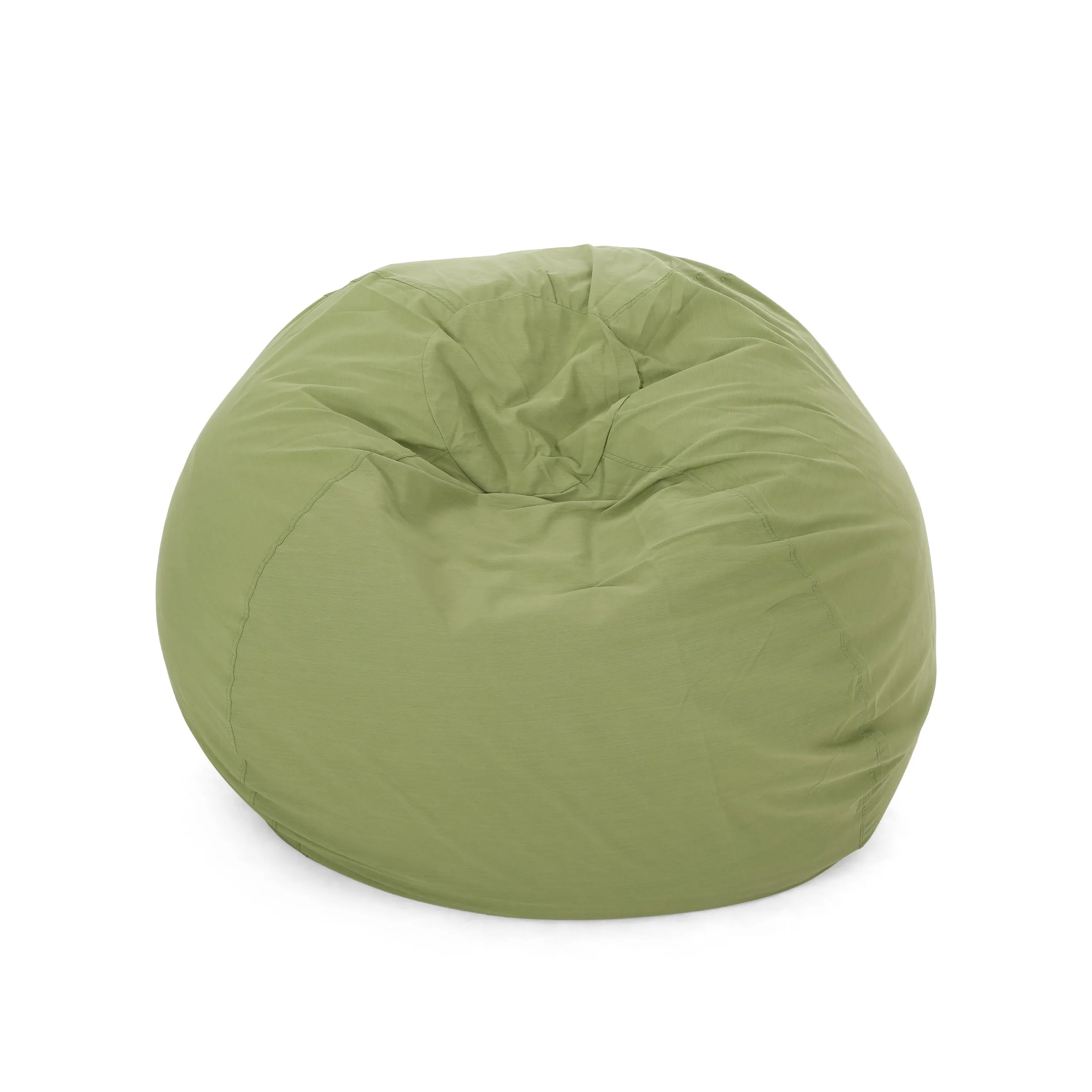 Outdoor Water Resistant 4.5 Bean Bag and 2 Ottoman Pouf Set - NH510803